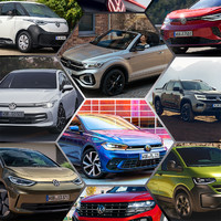 Collage verschiedener VW Fahrzeuge