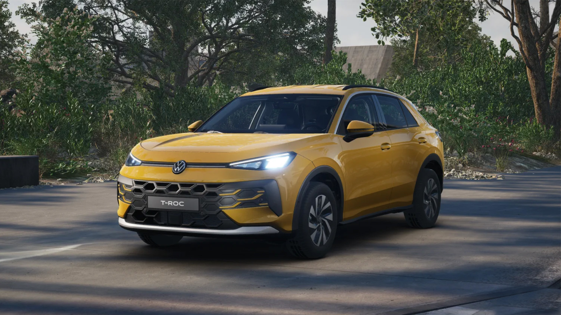 VW T-Roc Life in gelb VW T-Roc Life in gelb