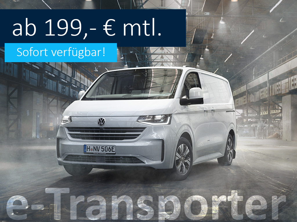 Finanzierung e-Transporter ab 199,- &euro;