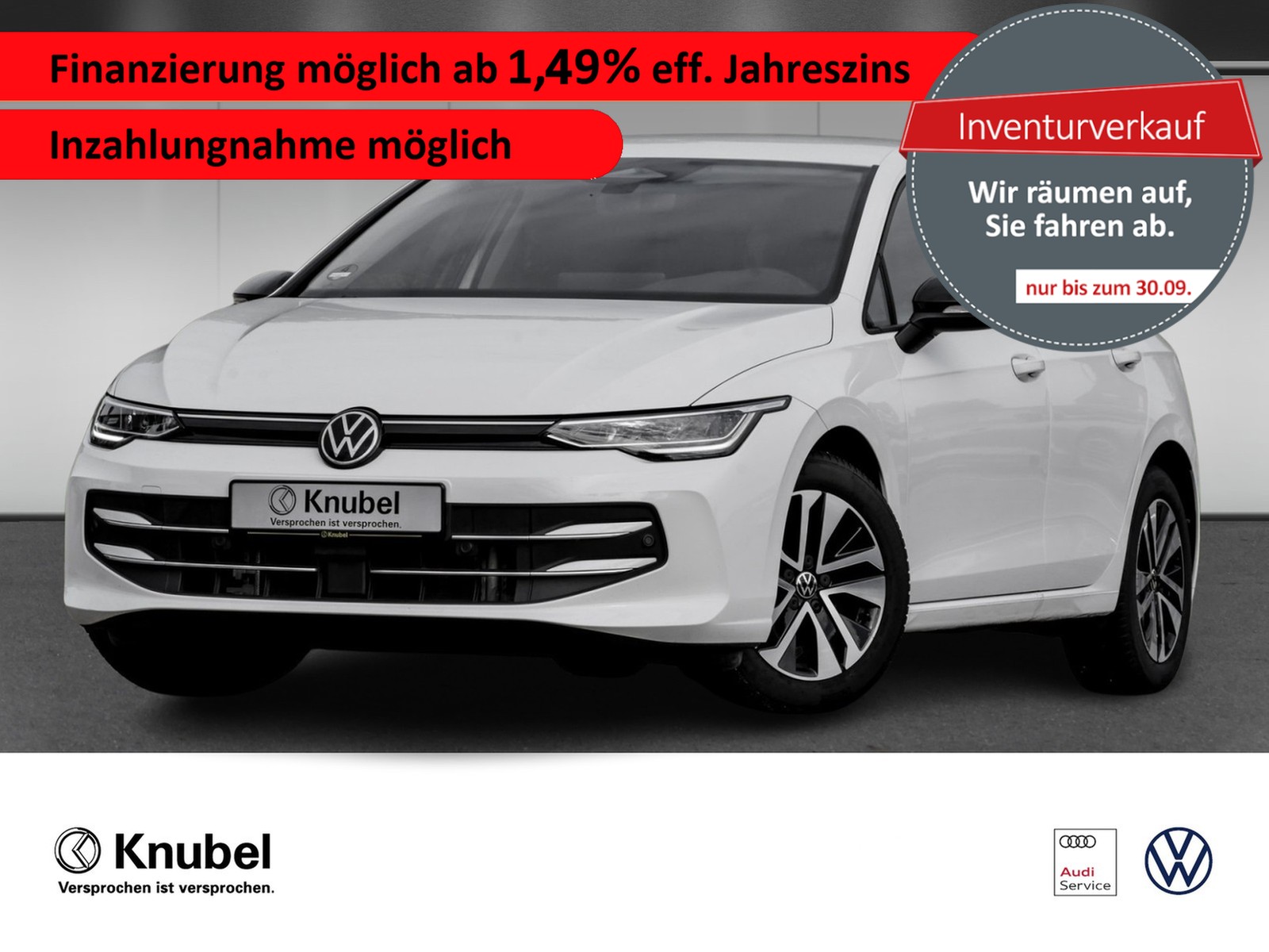 Golf VIII ENERGY 1.5 TSI LED Navi ACC RKamera Ganzj.reifen